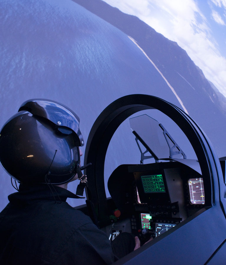 Simulateur Avion de Chasse - Vue embarquée