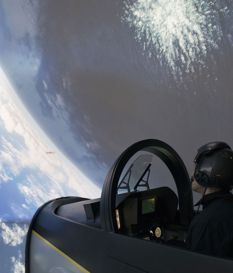 Simulateur Avion de Chasse - Vol inversé